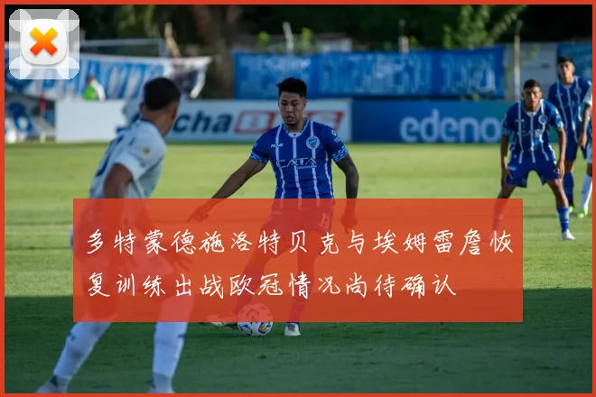 多特蒙德施洛特贝克与埃姆雷詹恢复训练出战欧冠情况尚待确认